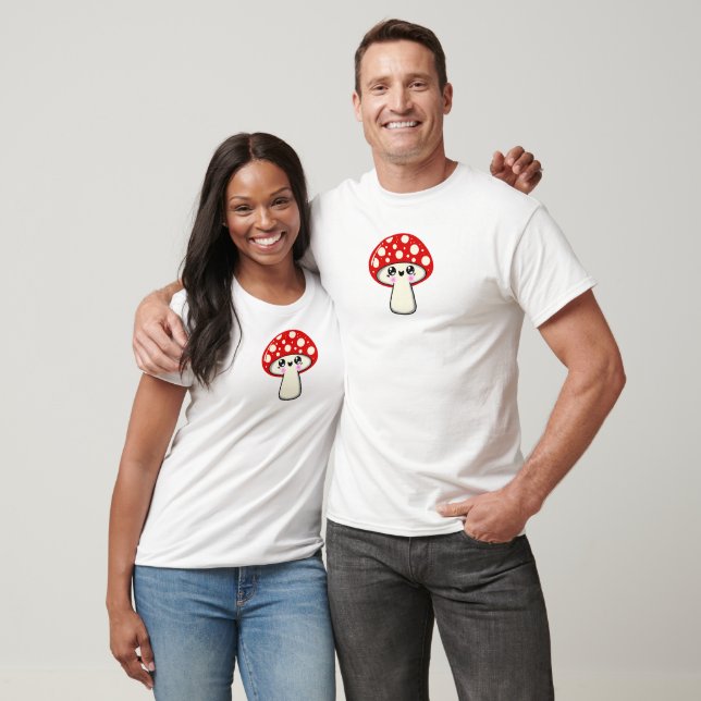 Kawaii Mushroom T-Shirt (Unisex)