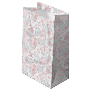kawaii Muster mit Gekritzel Kleine Geschenktüte