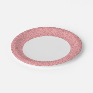 Kawaii-Muster mit niedlichen Kuchen Pappteller