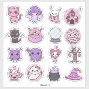 Kawaii Mystical Haunts Sticker Pack