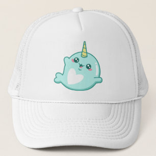 Kawaii Narwhal Truckerkappe