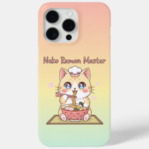 Kawaii Neko Ramen Meister Süße Katzen Essen Koch Case-Mate iPhone Hülle