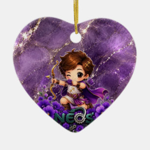 Kawaii Neos Zodiac Schütze Keramik Ornament