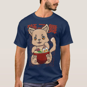Kawaii Niedlich Anime Dingo Otaku Japanisch Ramen  T-Shirt