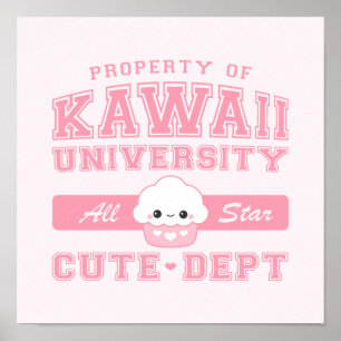 Kawaii Niedlich Dept Poster