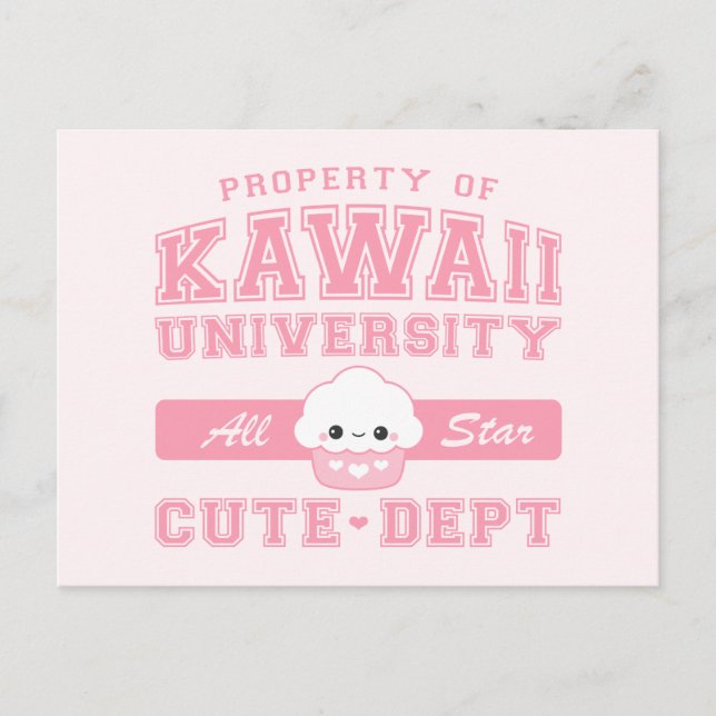 Kawaii Niedlich Dept Postkarte (Vorderseite)