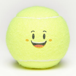 Kawaii Niedlich Emoticon Emoji Face Tennisbälle