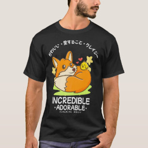 Kawaii Niedlich für und Hühnchen Japanisch ungla T-Shirt