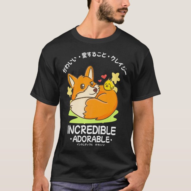 Kawaii Niedlich für und Hühnchen Japanisch unglaub T-Shirt (Vorderseite)
