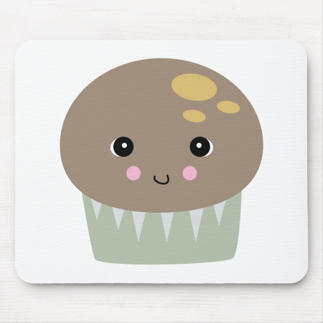 Kawaii-niedlich-Muffin Mousepad (Vorne)