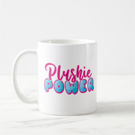 Kawaii Niedlich Pink Blue Plushie Power Kaffeetasse