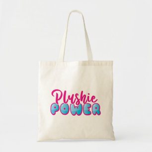 Kawaii Niedlich Pink Blue Plushie Power Tragetasche