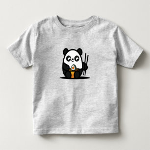 Kawaii Niedlich Sushi Panda Kleinkind T-shirt