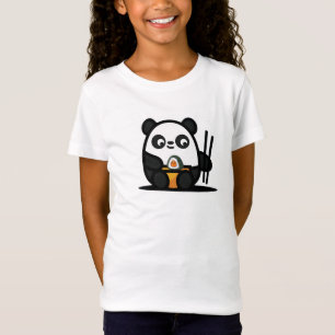 Kawaii Niedlich Sushi Panda T - Shirt