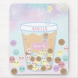 Kawaii Niedliche Blase Pearl Milk Teatro Sociale B Mousepad