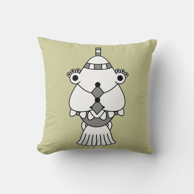 Kawaii niedliche Karikaturenkissen Kissen (Vorderseite)