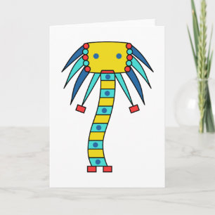 Kawaii niedliche Zeichentrickfigurenkarten Karte