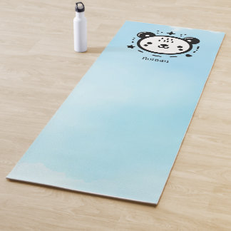 Kawaii niedlicher Bärenrand - Kawaii Minimalistisc Yogamatte