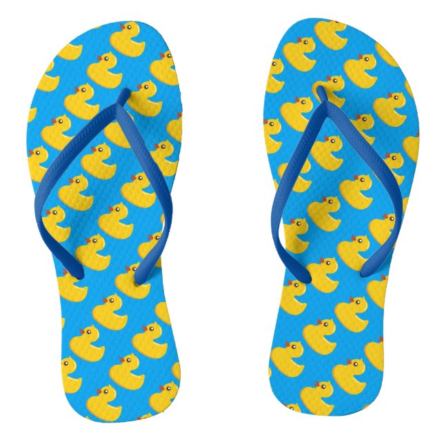 Kawaii Niedlicher Gummi Ducky Flip Flops (Fußbett)