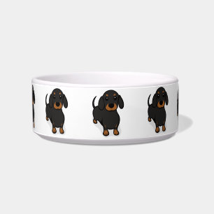 Kawaii Niedlicher Kleiner Welpen Hund. Dackel! Napf