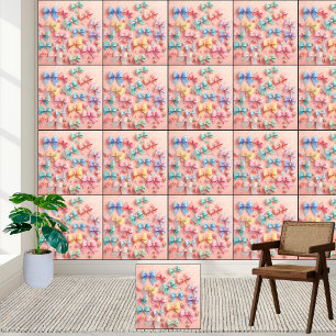 Kawaii Niedliches Kinderzimmer Pastel Bows & Candi Tapete