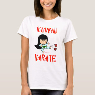 kawaii niedliches Kriegskünste chibi Karate T-Shirt