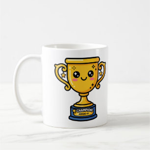 Kawaii Nummer Eins Champion Trophäe Vatertag Kaffeetasse