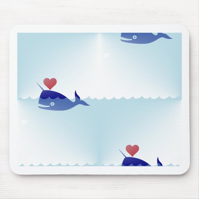 Kawaii nwhal mousepad (Vorne)