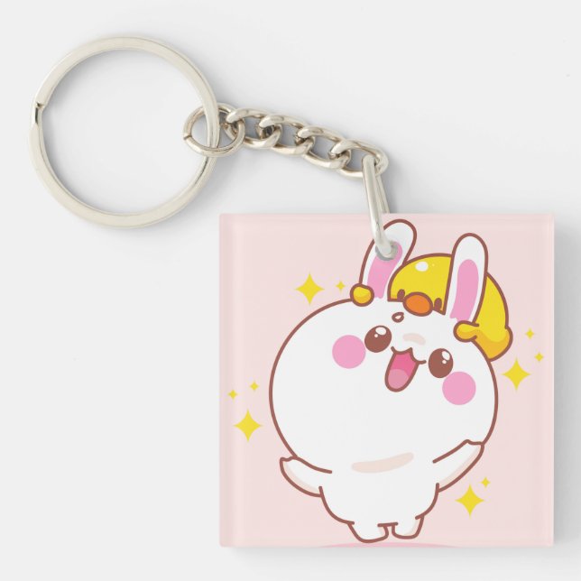 Kawaii Oaster Schlüsselanhänger (Vorderseite)
