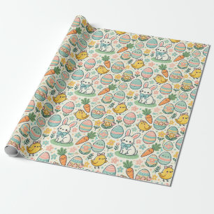 Kawaii Oaster Wrapping Paper Geschenkpapier