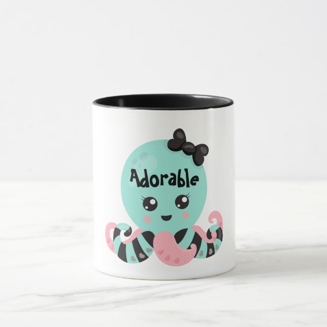 Kawaii Octopus Design Tasse (Zentrum)
