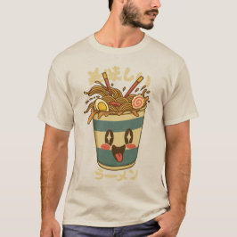 Kawaii Oishii Ramen – Cute Japanese Noodle Cup T-Shirt