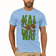 Kawaii-Oktopus-T-Shirt im japanischen Stil illustr