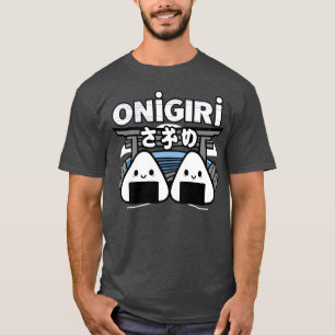 Kawaii Onigiri japanisches Essen süße Anime-Ästhet T-Shirt