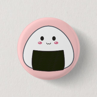 Kawaii "Onigiri" Reis-Ball Button
