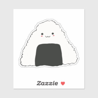 Kawaii Onigiri Vinyl-Aufkleber Aufkleber