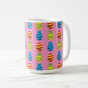 Kawaii Ostereier mit Ribbons Kaffeetasse