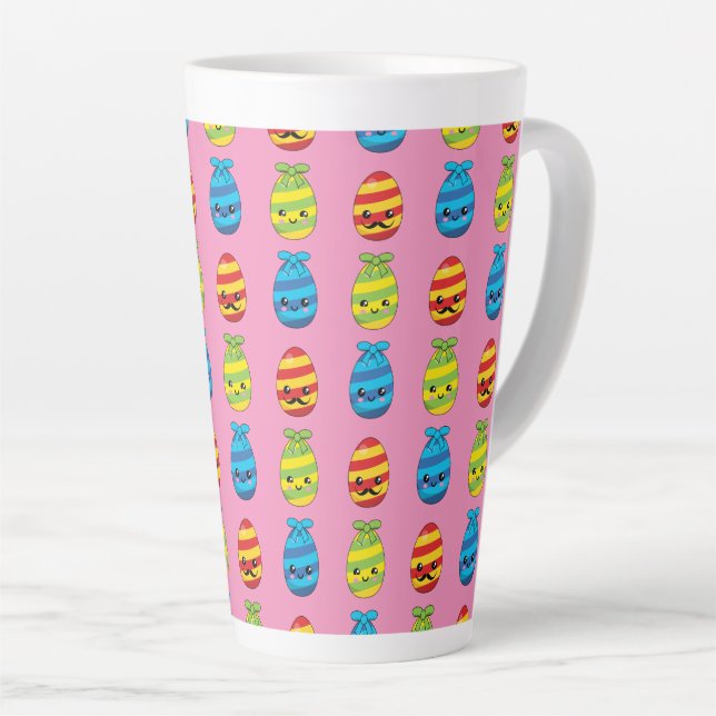 Kawaii Ostereier mit Ribbons Milchtasse (Rechte Ecke)