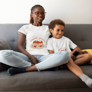 Kawaii Pancake Stack T - Shirt - Funny Brunch T-Sh