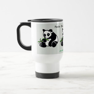 Kawaii-PANDA-Bär - Erhaltung - Ökologie - Natur Reisebecher