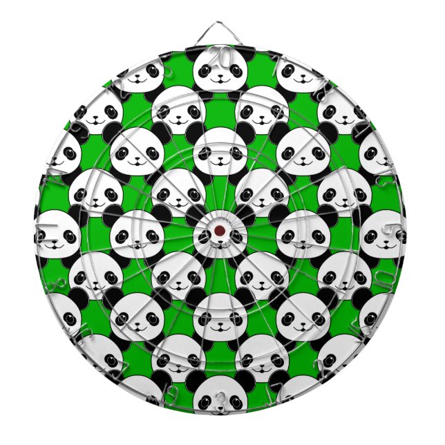 Kawaii Panda Bear Pattern Dartscheibe (vorne)