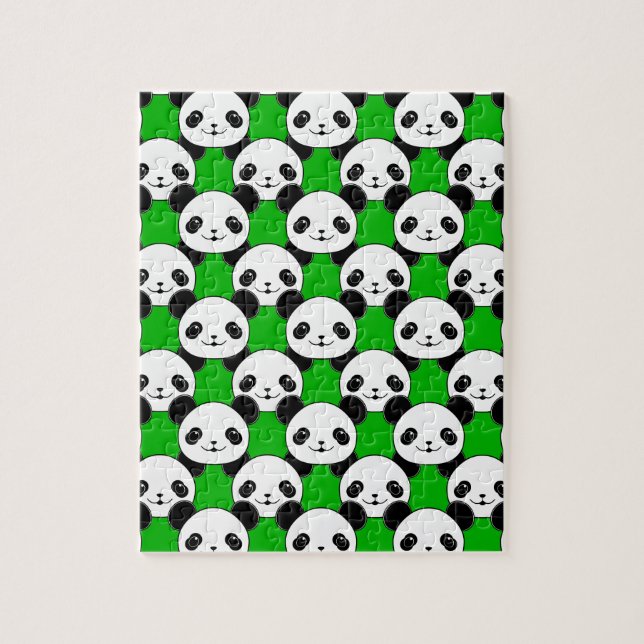 Kawaii Panda Bear Pattern Puzzle (Vertikal)