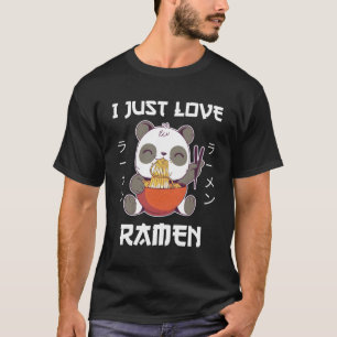 Kawaii Panda Eats Ra I Just Liebe Ra Japanischer S T-Shirt