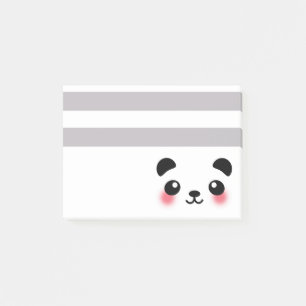 Kawaii Panda Face Post-it Klebezettel