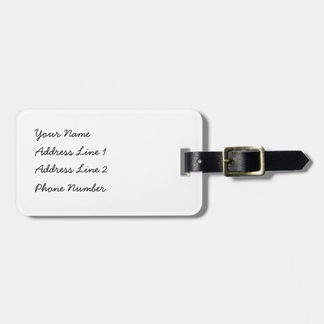 Kawaii Panda Gepäckanhänger (Vorderseite horizontal)