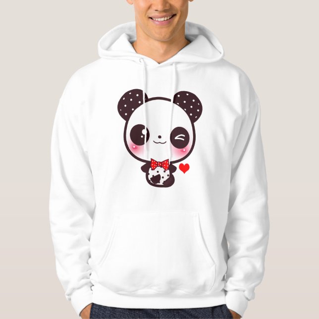 Kawaii Panda Hoodie (Vorderseite)