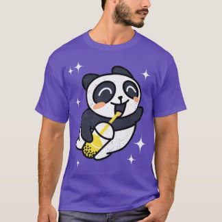 Kawaii Panda mit Boba Bubble Tee Premium