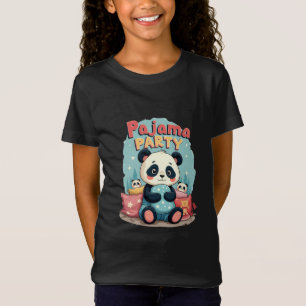 Kawaii Panda Pajama Party Cosy Sleepover Ästhetik T-Shirt
