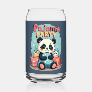 Kawaii-Panda-Pyjama-Party-Gemütliche-Schlafparty-Ä Dosenglas