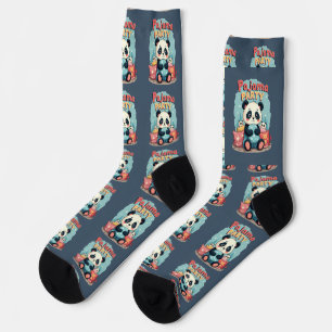 Kawaii Panda Pyjama Party Gemütliche Übernachtung Socken